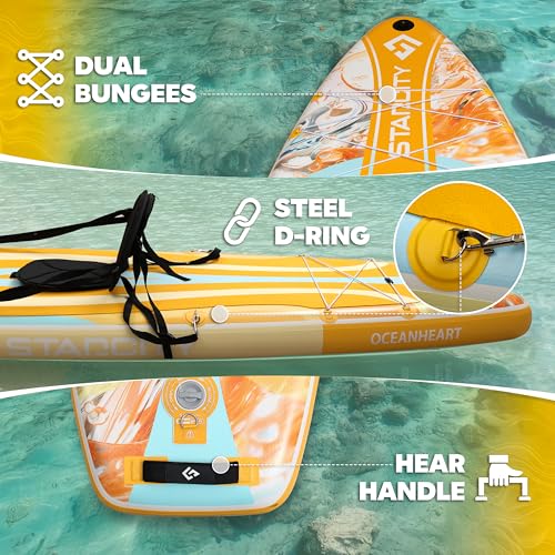 Starcity 11'6"*34"*6" Stand Up Paddle Board,Inflatable Paddle Boards for Adults w/a Simple and Non Slip Design, Moderate L...