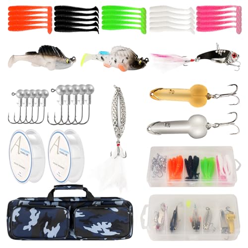 mouhike Carbon Fiber Telescopic Fishing Rod Reel Combo Lightweight Collapsible Spinning Pole Reel Kit Fishing Gear Set Por...