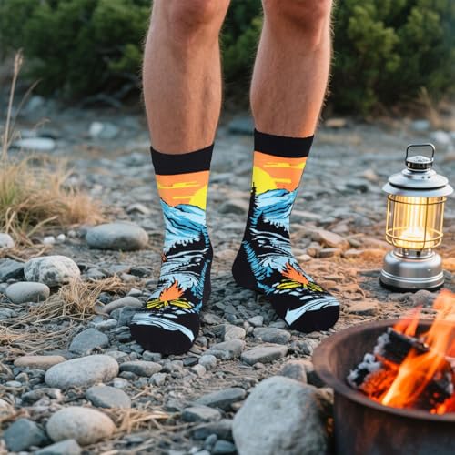 AGRIMONY Gifts for Men Women Dad Teen Boys- Funny Crazy Silly Sport Socks- Fathers Christmas Birthday Gifts Stocking Stuffers