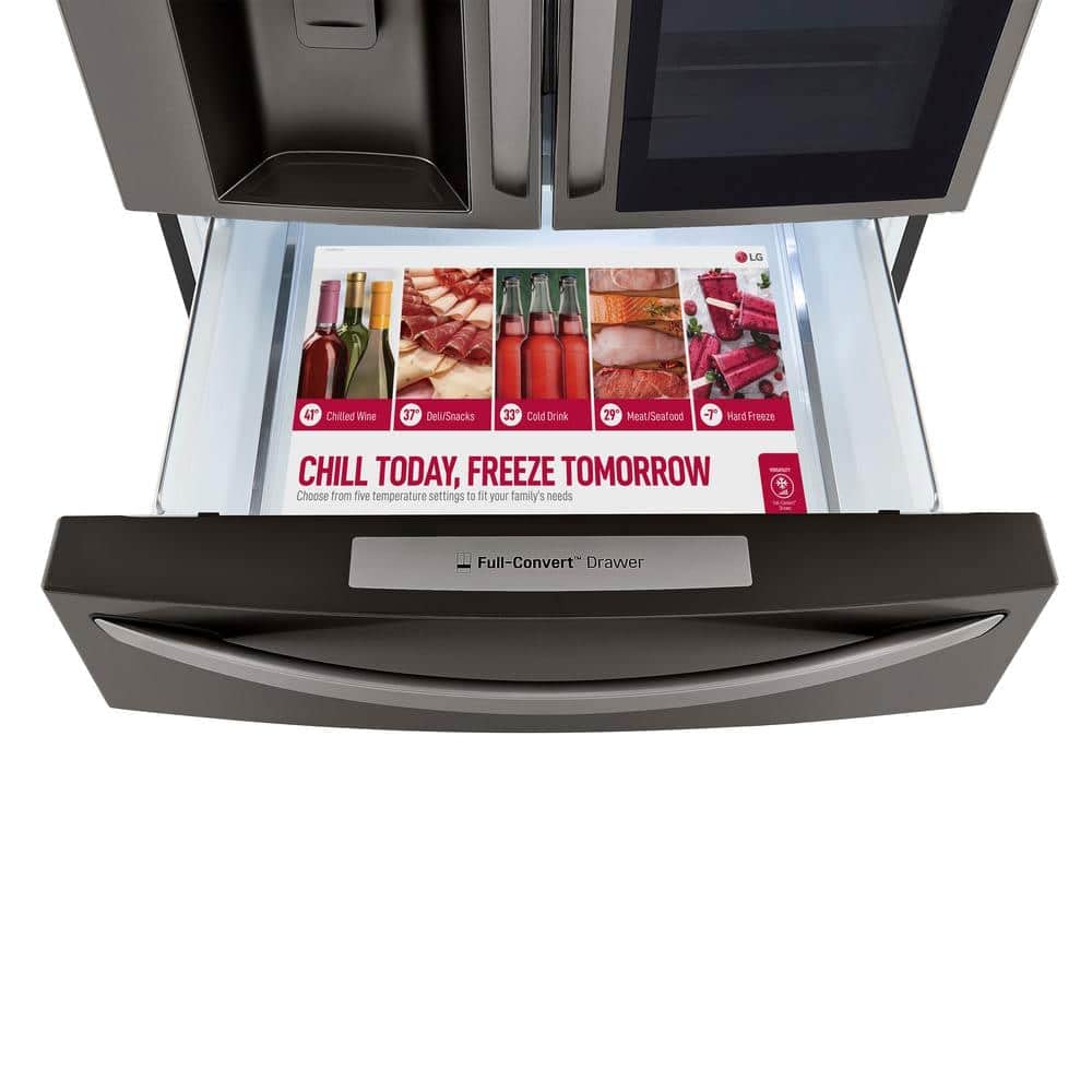 LG 23 cu. ft. Smart wi-fi Enabled InstaView™ Door-in-Door® Counter-Depth Refrigerator with Craft Ice™ Maker