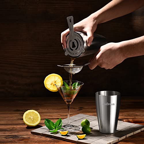 Cocktail Shaker, 27OZ Martini Shaker, Drink Shaker, Cocktail Shaker Set 6 Pcs,Boston Shaker, Bar Set, Cocktail Strainer, B...