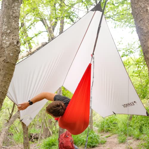 KAMMOK Kuhli Ultralight | Versatile Weather Shelter, (Waterproof, Durable, Portable, Camping Tarp, Hammock Tarp, Rain Cove...