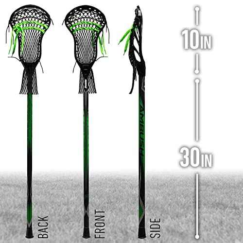 Franklin Sports Ambush Men's + Women's Lacrosse Sticks - Adult + Youth Aluminum Lax Sticks - Boys' + Girls' Game + Training Lacrosse Sticks - Standard + Mini Lax Stick for Kids + Adults