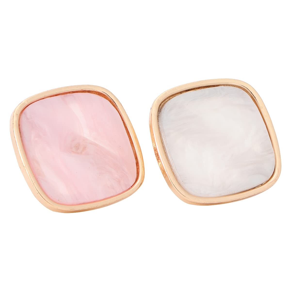 Beaupretty 2PCS Nail Palette Ring Nail Makeup Polish Ring Resin Marble Nail-Art Palette with Adjustable Finger-Ring