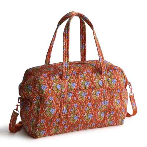 Vera Bradley Women's Miramar Weekender Travel Bag - Premium Cotton