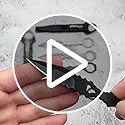 PAVCEING Portable Knife 6.7 Inch 440C Fixed Blade Outdoor Camping Tactics Straight Knife With Kydex Sheath The Knife Comes...