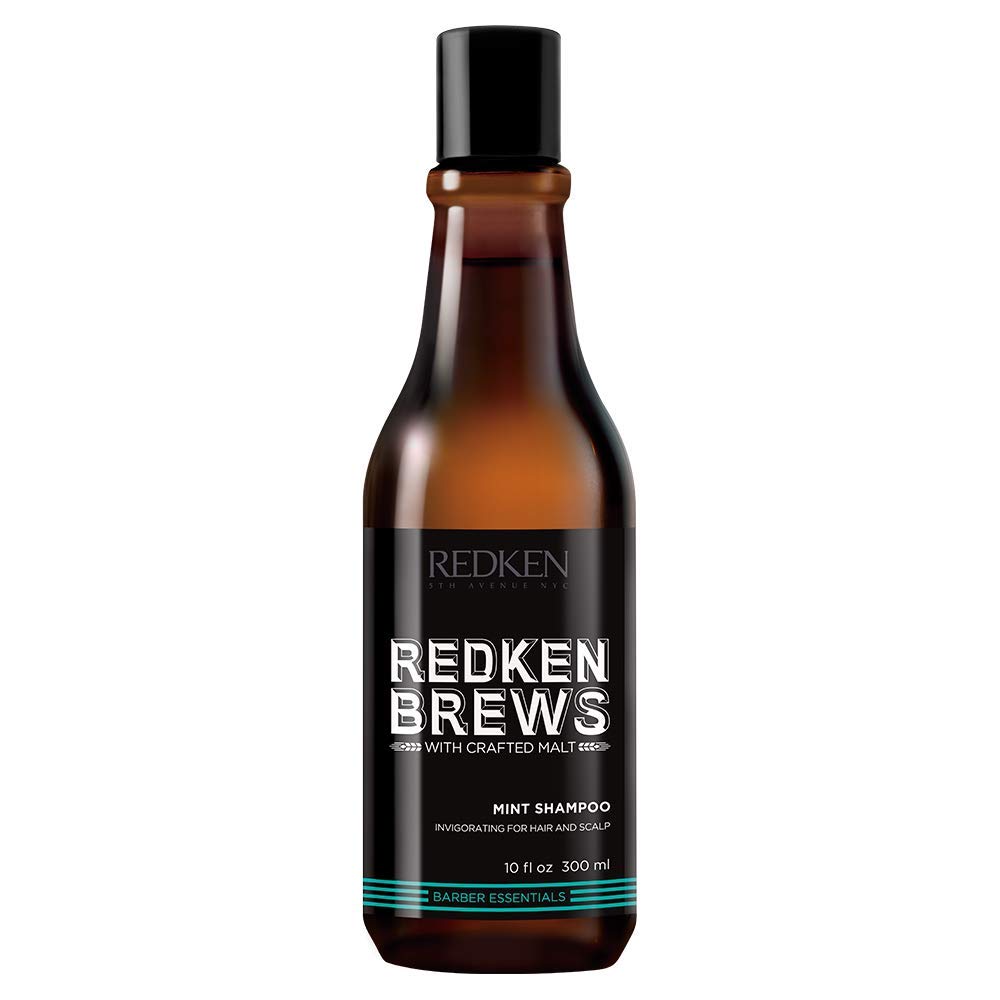 Redken Shampoo For Men, With Menthol For Soothing Application, Cools and Sooths Scalp, Deeply Cleanses Hair, Energizing Mint Sce