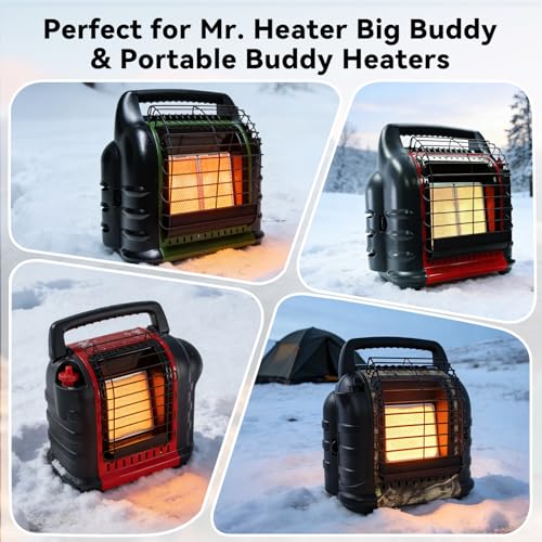 Propane Adapter Hose and Propane Fuel Filter Set, for Mr. Heater Buddy, Big Buddy & Portable Buddy Heater, Buddy Heater Ac...