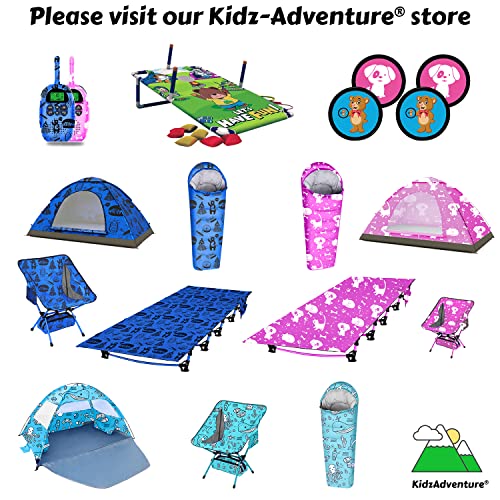 Adjustable Length Mummy Style Kids Sleeping Bag with Pillow Sleeve, 4 Season 32 – 59F, Lightweight and Backpacking Style, ...