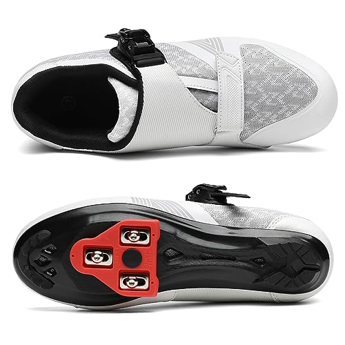 Unisex Cycling Shoes for Men Women Compatible with Peloton Bike Shoes with Delta Cleats for Road Biking Indoor Outdoor Pedal