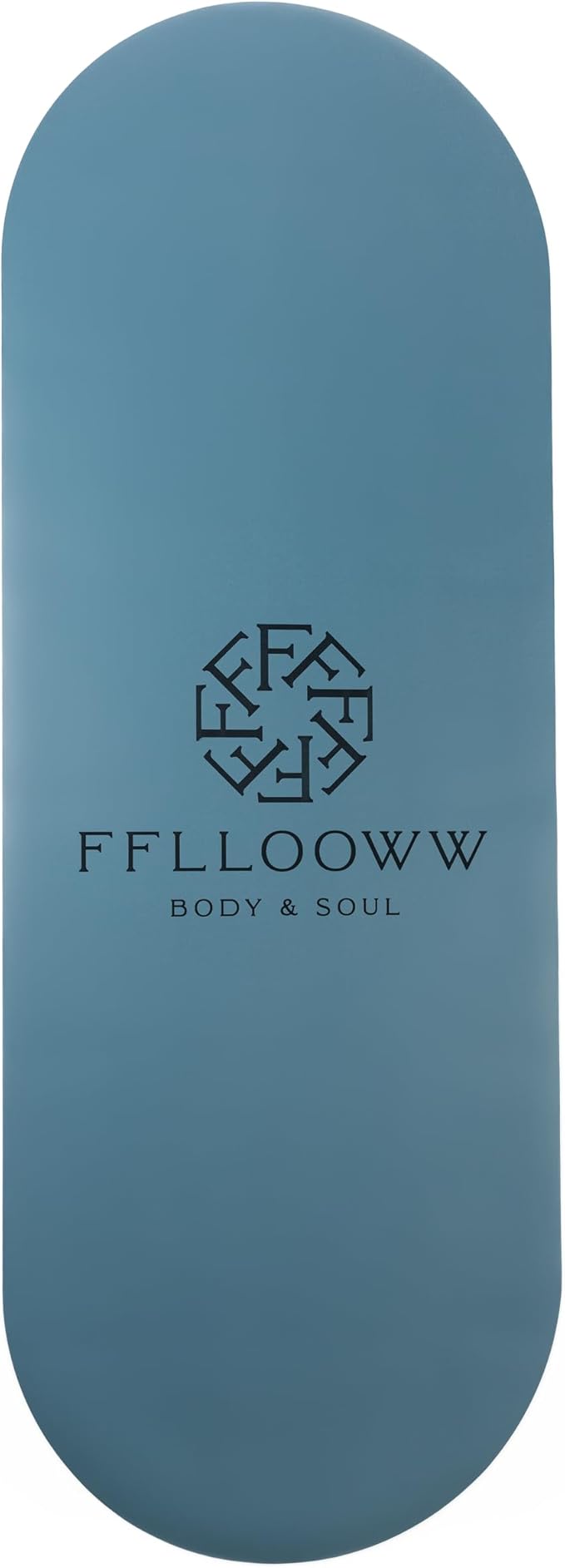 FFLLOOWW Body & Soul Non-Slip Yoga Mat, 4.5mm Natural Rubber Exercise Mat with Carry Strap – Anti-Sweat, Eco-Friendly Mat for Yoga, Pilates, Home Workouts