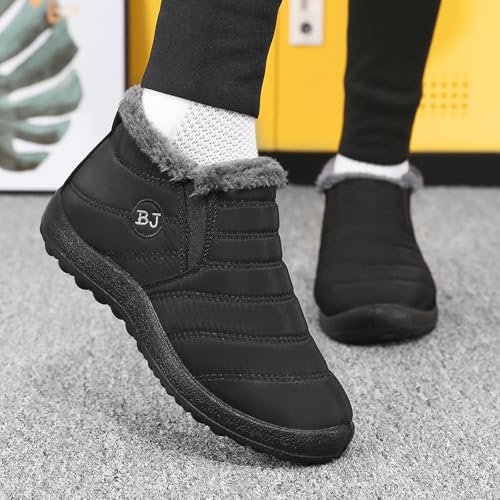 Womens Snow Boots Winter Shoes Warm Ankle Booties Outdoor Slip On Waterproof Comfortable Boots for Women