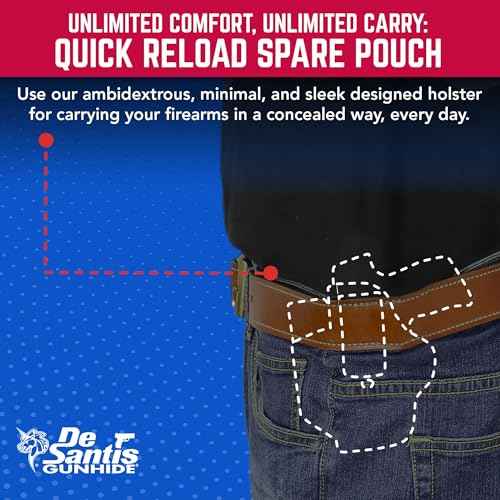 DeSantis Pro Stealth IWB Holster - Holster IWB, Conceal Carry Holster, Fits Most Large Frame Double Action & Semi Autos Up To a 4" Barrel, GLOCK 17/19, FN 509, S&W M&P 9/40 4.25¡±- Ambidextrous, Black