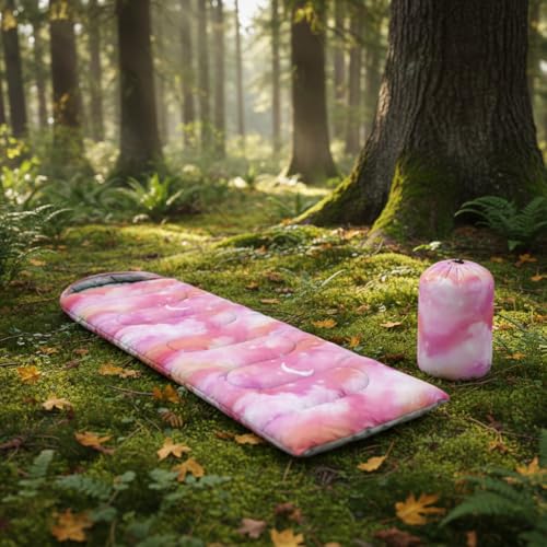 QOOMO Camping Sleeping Bags,3 Season Warm & Cool Weather,Lightweight,Waterproof Sleeping Bags for Adults & Kids,Traveling,...