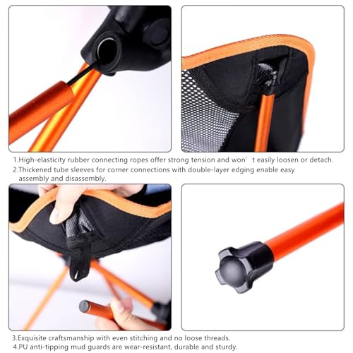 lucky cup Lightweight Folding Camping Chair, Portable Foldable Compact for Outdoor Camp,Aluminium,Travel, Beach, Picnic, F...