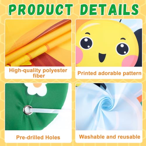 Large Honeycomb Shaped Photo Prop Selfie Frame Bee Theme Party Decor Honey Bee Photo Booth Props Honeycomb Backdrop Banner...