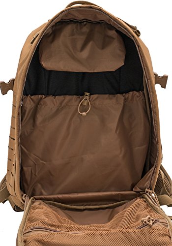 LAPG Atlas 12 Hour Tactical Backpack for Men & Women, Survival Gear Bag, Large Hiking Camping Bug Out Backpack, Coyote