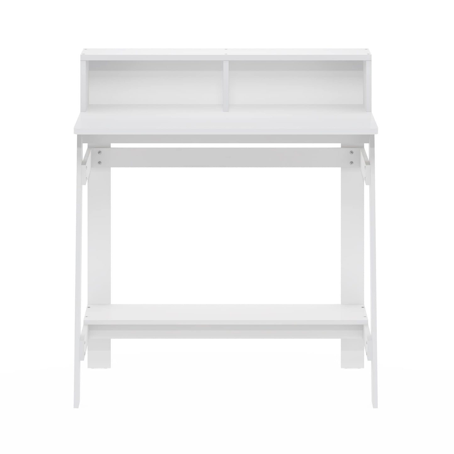 Furinno Simplistic A Frame Computer Desk, Regular, White