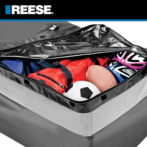 Reese Explore 63604 Amigo Hitch Mount Cargo Carrier Bag, 59 Inch x 18.5 Inch x 24 Inch, Rainproof, Fit On A Most Full-Size Hitch Mounted Cargo Carriers.
