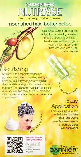 Garnier Nutrisse Nourishing Hair Color Creme, 76 Rich Auburn Blonde (Hot Tamale) (Packaging May Vary)