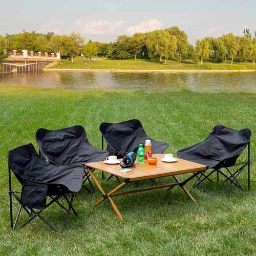Folding Camping Chair, Portable Outdoor Backpacking Chair for Fishing, Hiking, Picnic, Camping, Beach, Lawn, Concert, Ultr...