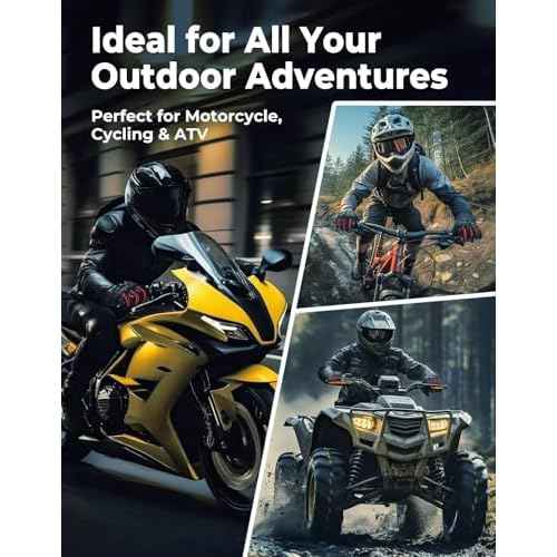 KEMIMOTO Motorcycle Gloves for Men, Touchscreen Cycling Gloves for Outdoor Sports On-Road Off-Road Mountain Motorcycle Motorcross Motorbike Dirt Bike Bicycle Racing ATV UTV