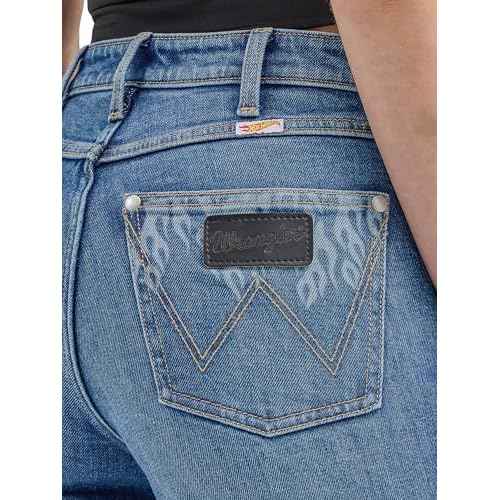 Wrangler Womens X Hot Wheels¢â High-Rise Bootcut Jean