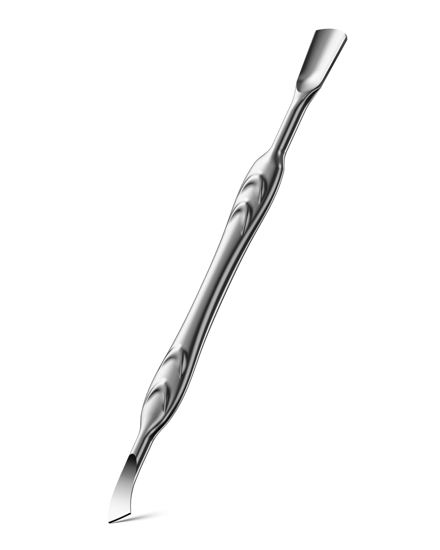 FERYES Elegant Precision Cuticle Pusher & Nail Cleaner - Dual-Ended Cuticle Stick Stainless Steel Cuticle Tool for Flawless Nail