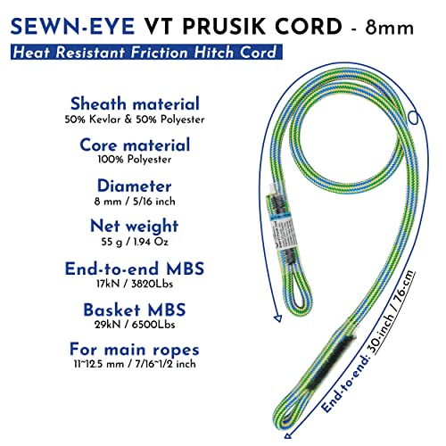 GM CLIMBING Micro Prusik Minding Pulley 25kN CE UIAA Certified 12mm Single Pulley Mobile Side Plates for Arborist Rigging ...