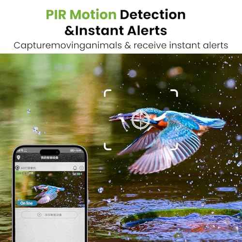 4G LTE Smart Trail Camera,HD Night Vision, IP65 Waterproof, 0.3s Trigger Speed, 2K Live Video & Photo, Motion Capture,Hunting Cam with SIM Card,Solar Power Charging,APP Control.