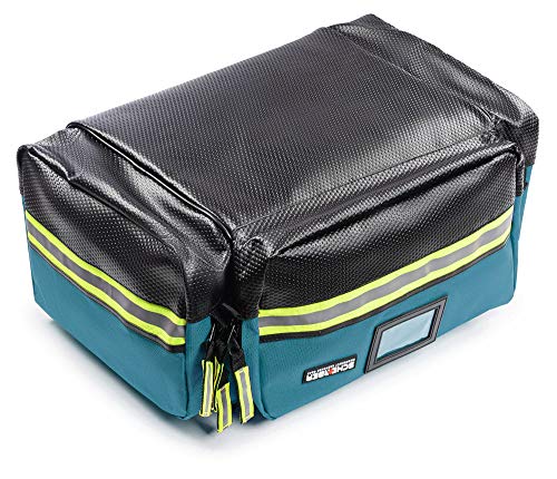 Scherber Fully-Stocked First Responder Professional Advanced EMT/EMS Trauma Kit | HSA/FSA Approved | Reflective Bag w/10+ ...