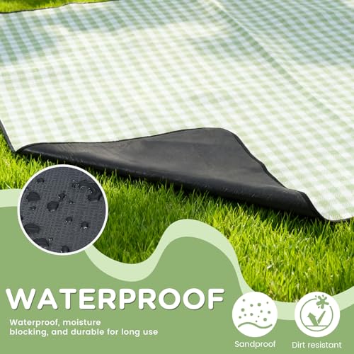 RYCHIC Waterproof Picnic Blanket Beach Outdoor Camping Mat Extra Large Foldable Cute Big Travel Essential Accessories Gift...