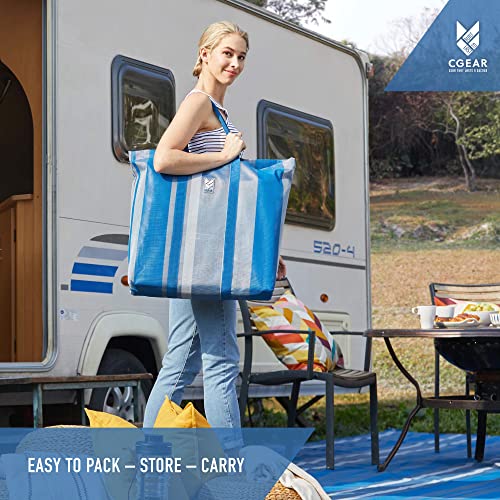 CGEAR RV Comfort Mat – Patented Sand-Free Technology with Ultra Soft Material – Sized to Your RV, Campsite, Beach House – ...