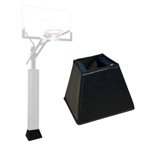 VANCL Base Padding Wrap Around Outdoor Waterproof Basketball Basement Padding Durable UV-Resistant Base Pads for Protection Black(Fit 4''x4'' Base)…