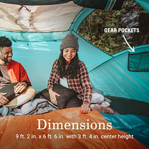 Coleman Pop-Up Instant Tent Sets Up in 10 Seconds, Portable & Lightweight 2/4 Person Weatherproof Camping Tent with Adjust...