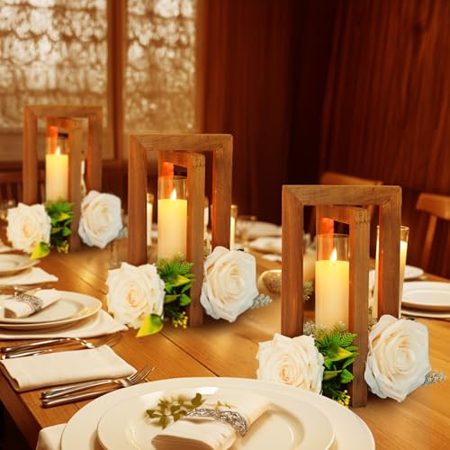 OurWarm 10Pcs Wedding Centerpieces for Tables, Foldable Centerpiece Table Decorations Center Pieces Decoration for Table, ...