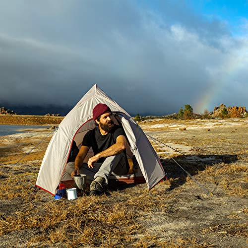 Naturehike Cloud-Up 2 Person Tent Lightweight Backpacking Tent with Footprint - Free Standing Ultralight Camping Hiking Ba...