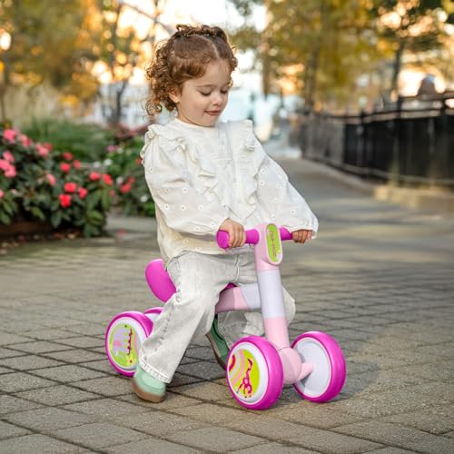 Jetson Bounce Balance Bike, Four Wheels, Ride on, Indoor and Outdoor, Lightweight, Ages 12-24 Months