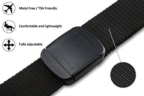 Thomas Bates Fish Pattern Metal Free Hiker Web Belts