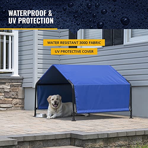 ShelterLogic 5' Outdoor Pet Shade, Versatile Pet Canopy Tent for Medium to Large-Breed Dogs, Cats, Small Animals and Lives...