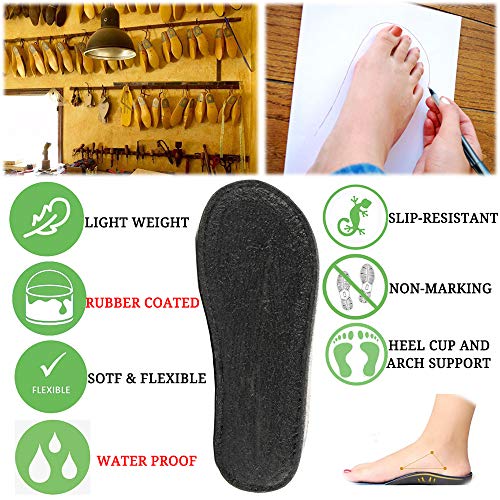 LE KAPMOZ Women's Boiled Wool House Slippers Breathable Sweat Free Clog Slip on Mule Indoor/Outdoor Slipper