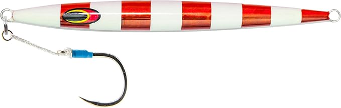 Nomad Design Deep Water Fishing - Erratic Action Trigger for Predators, Fast Sinking & BKK Jig Assist Hooks The Streaker 3...