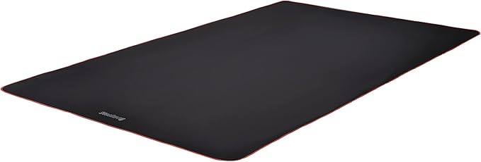steelway Exercise Mat for AB Roller AB Mat Thin of Large, Picnic Blanket Waterproof, Black Long Foldable Workout Oxford Po...