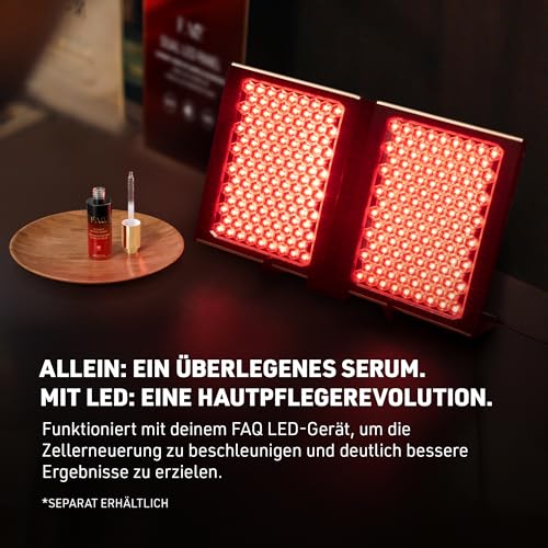 FAQ Red Light Peptide Serum ? Hyaluronic Acid & Peptide Face Serum for Women & Men, Hydrating Skin Care to Enhance LED Light Routines