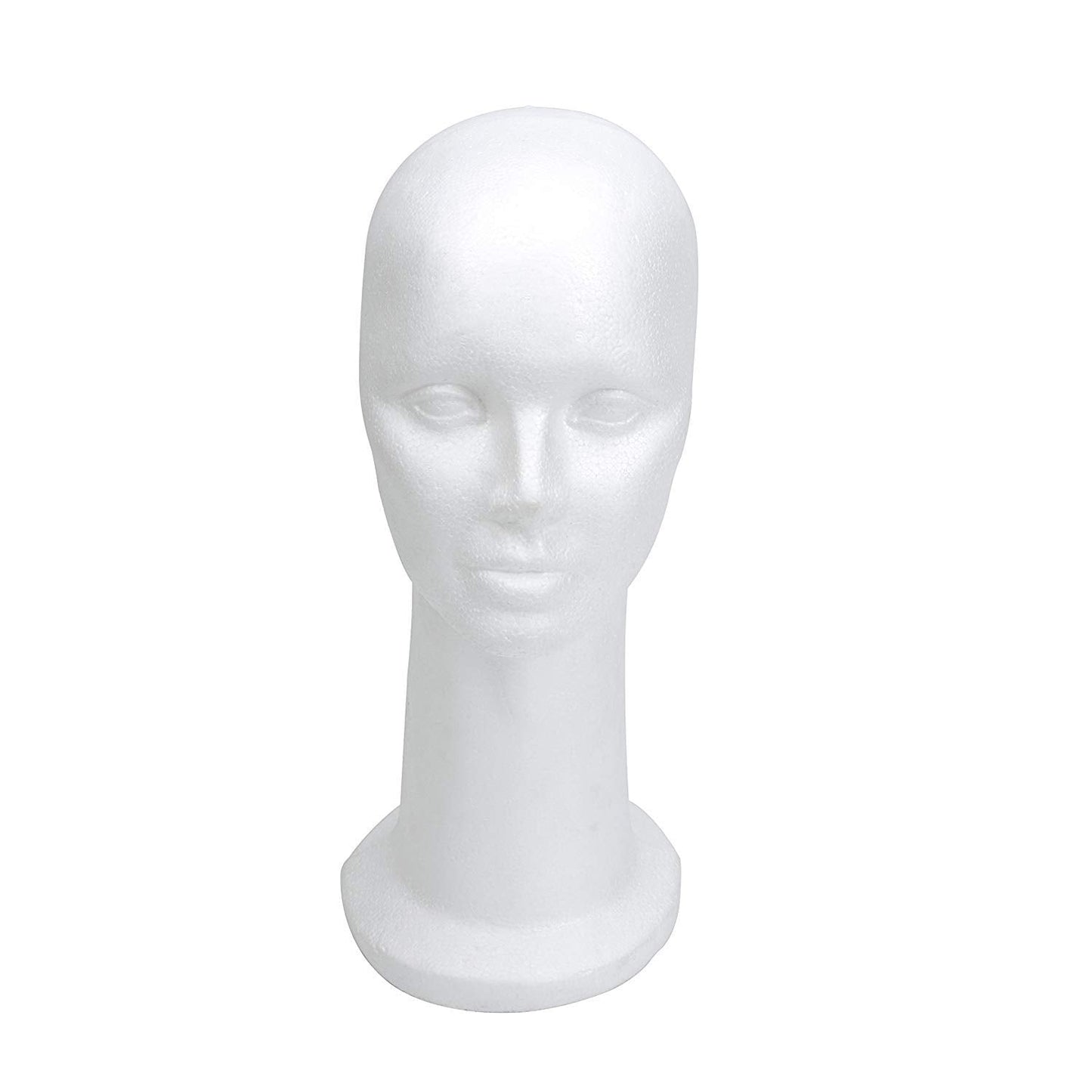 BHD BEAUTY 15 Styrofoam Foam Mannequin Manikin Display Head Wig Hat Stand White Foams Sale