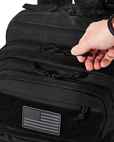 Falko Tactical Backpack for Men and Women 50L Backpack 2.4x Stronger Large Military Molle Rucksack, Bugout Backpack Outdoors