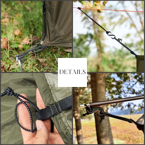 onewind Portable Privacy Shower Tent with Pole, Ultralight Camping Shower Shelter Portable Toilet Tent Bathroom Tent Priva...