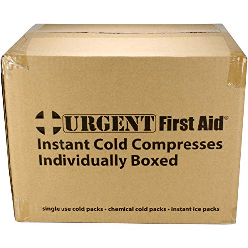 Case of 32 Individually Boxed Large Instant Cold Packs, 6" x 9" Disposable Cold Compresses - No pre-Chilling Required for ...