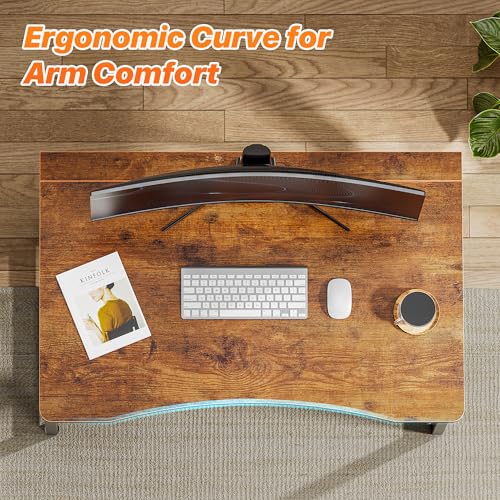 Huuger Folding Desk for Small Spaces, 31.5 Inch Foldable Computer Table, for Home Office, Study, Bedroom, Dorm, Space Savi...