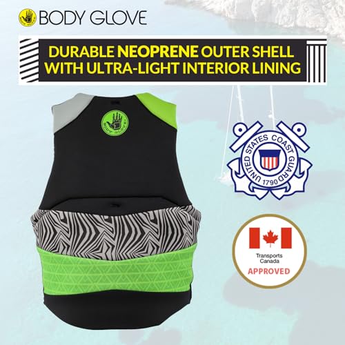 Body Glove Men's Neoprene Life Vest with Water Shoes